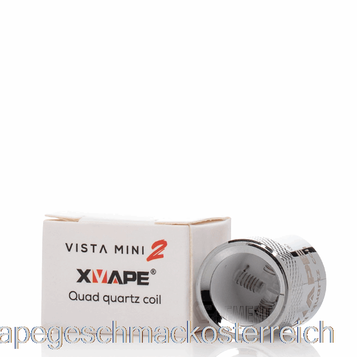 Xvape Vista Mini 2 Ersatzspulen, Quad-Quarz-Heizung, Zerstäuber, Vape-Geschmack